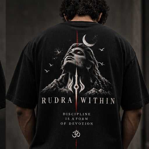 RUDRA WITHIN Oversized Tee | Rudrvara
